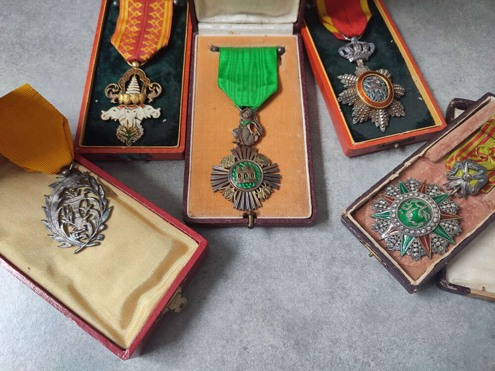 Group of Colonial Decorations Awarded to an Administrator in Indochina