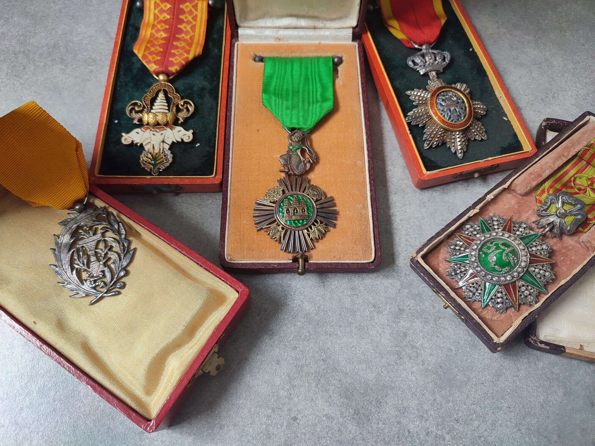 Group of Colonial Decorations Awarded to an Administrator in Indochina