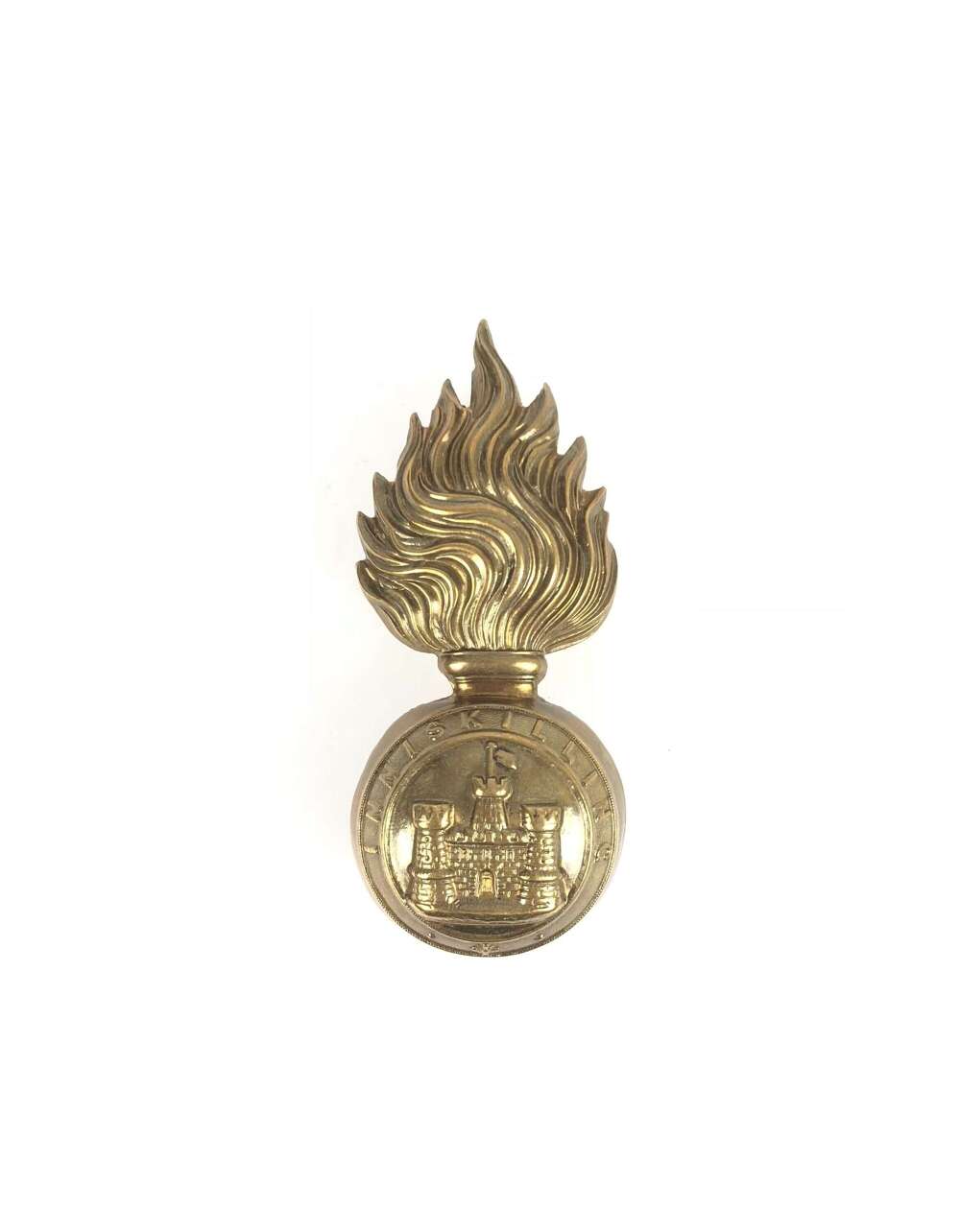 Royal Inniskilling Fusiliers Irish Fur Cap Grenade.