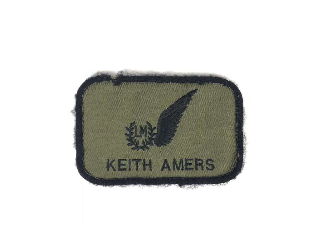 RAF Cold War Period Flying Suit Named Load Master Badge Original As Used