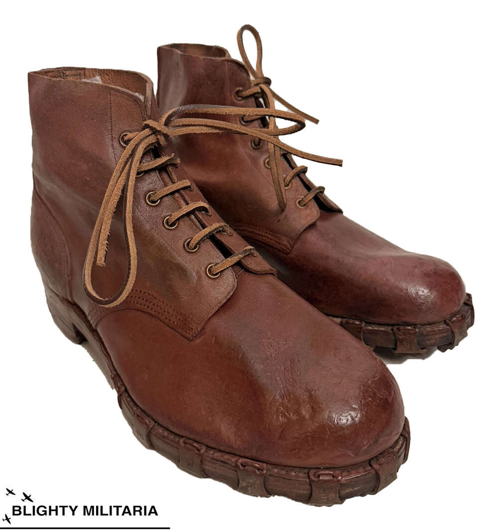 Scarce Original 1940 Dated British Army First Pattern Mountain Boots