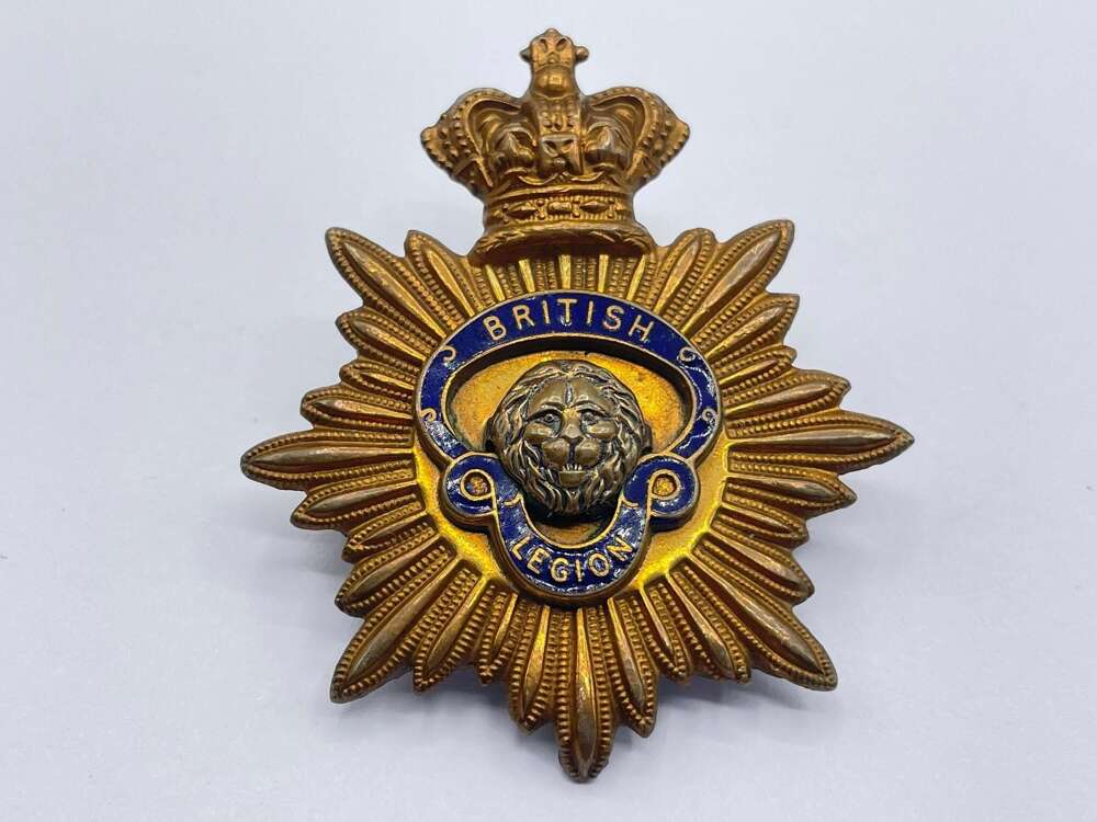 Pre WW1/ WW1 Period British Legion Standard Bearer's Hat Badge