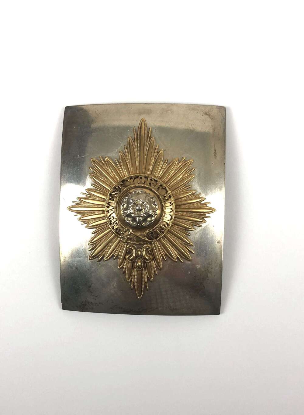 2nd West York Militia Victorian Officer&rsquo;s pre 1855 shoulder belt plate