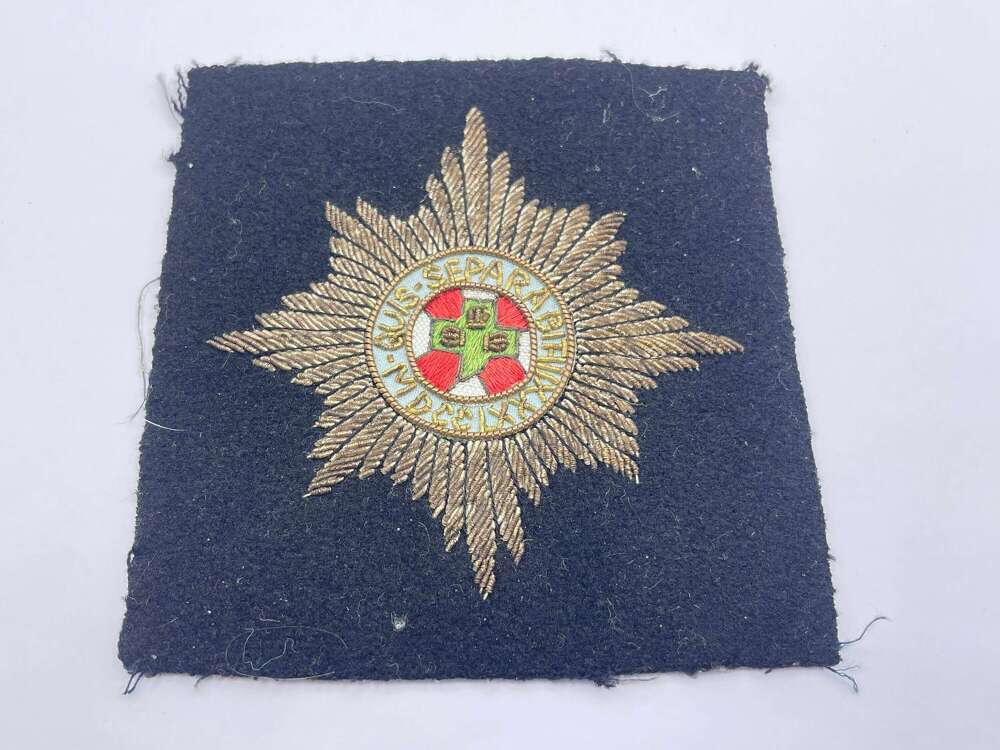 Post WW2 Irish Guards Bullion Embroidered Veterans Patch
