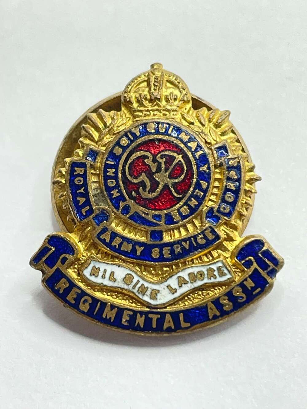 WW2 Period British Royal Army Service Corps Association Membership Badge