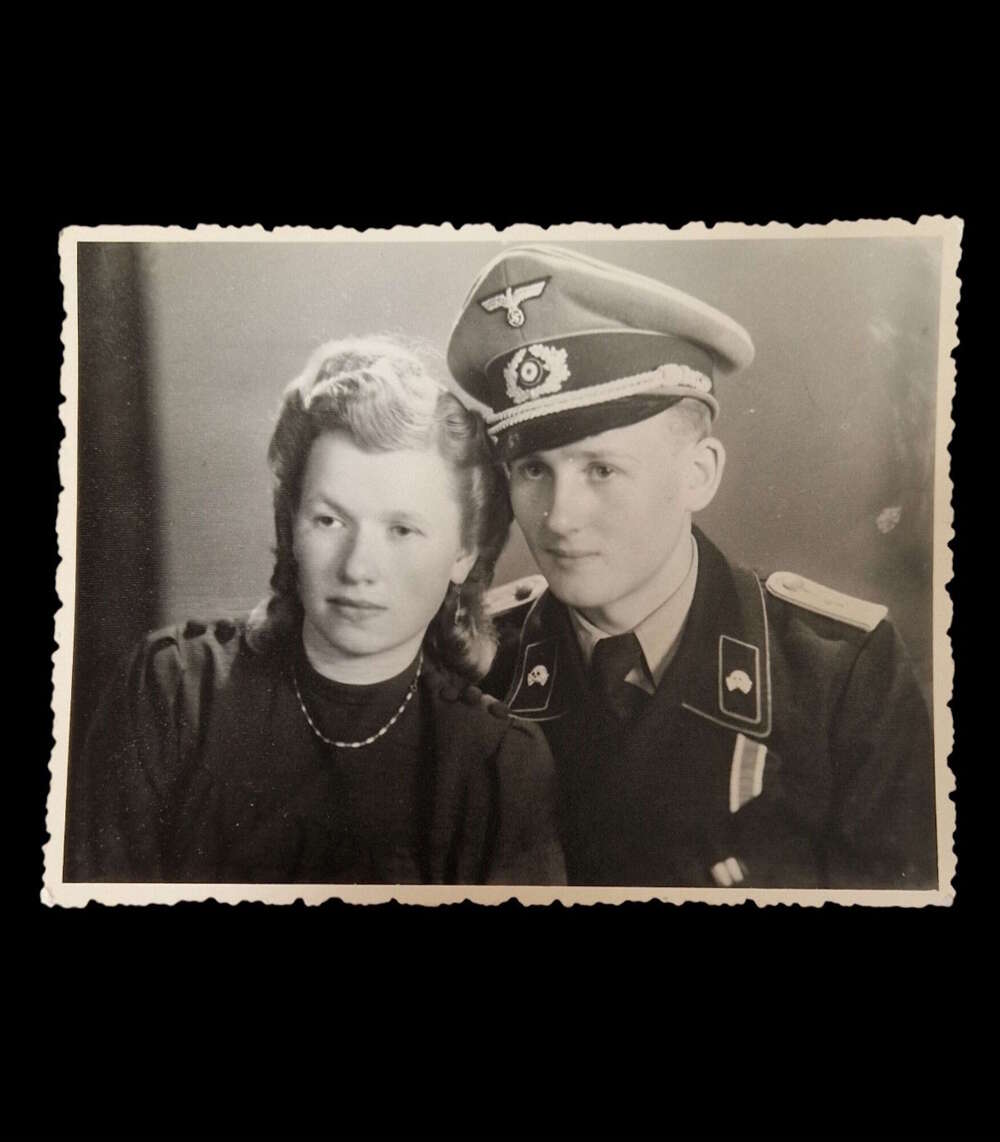 Afrikakorps Panzer Officer Photograph.