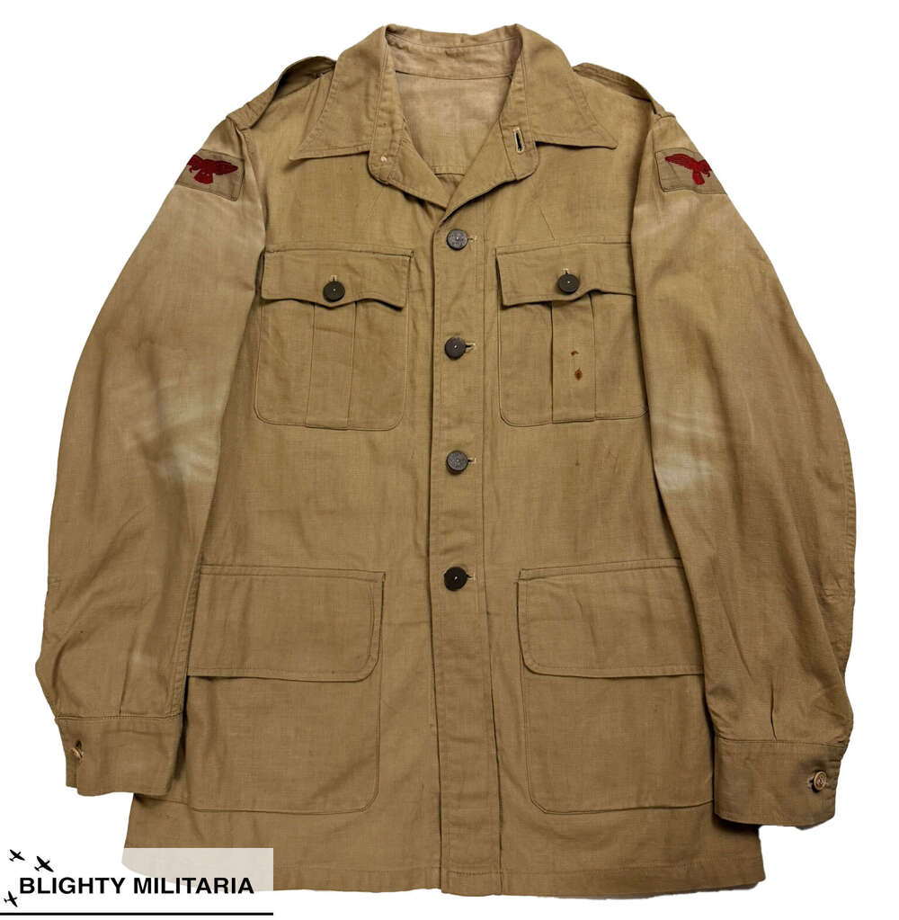 Original 1952 Dated British 1949 Pattern Khaki Drill Bush Jacket