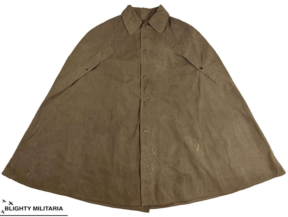 Original 1945 Dated Indian Made British Monsoon Cape