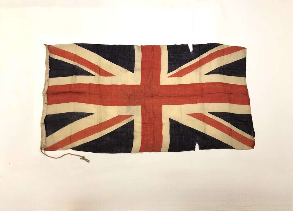 WW2 Period Vintage Printed Union Jack Flag.