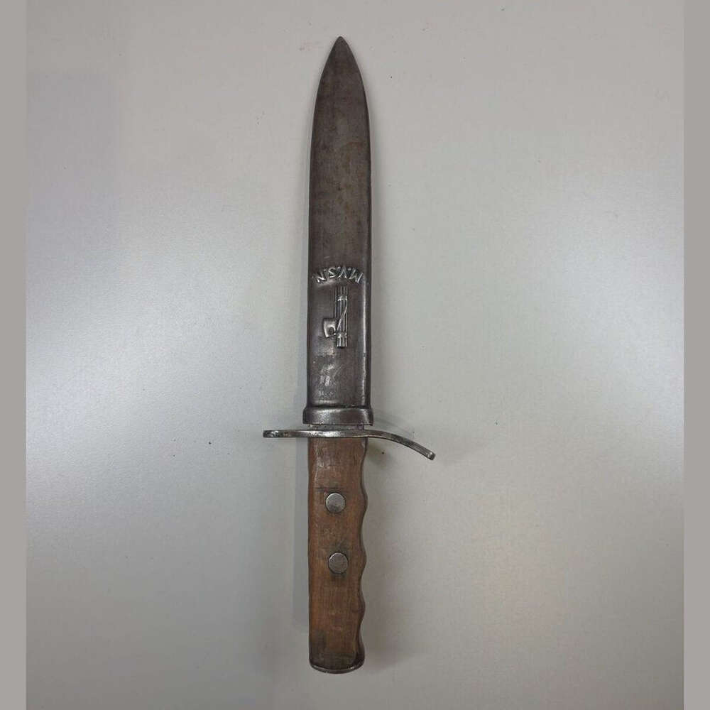 Italian MVSN Fascist Fighting Knife with Scabbard
