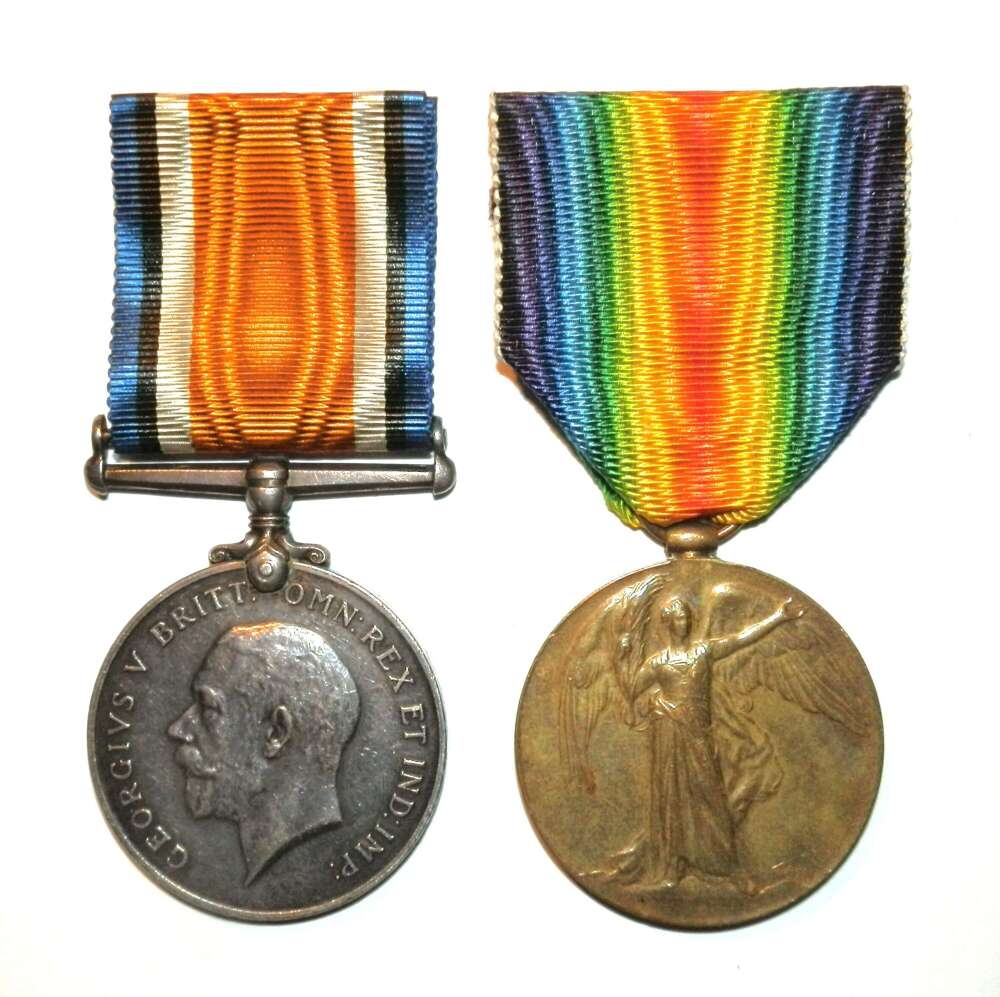 PAIR. Private William H. Hails. 1/4 Dorset Regiment.