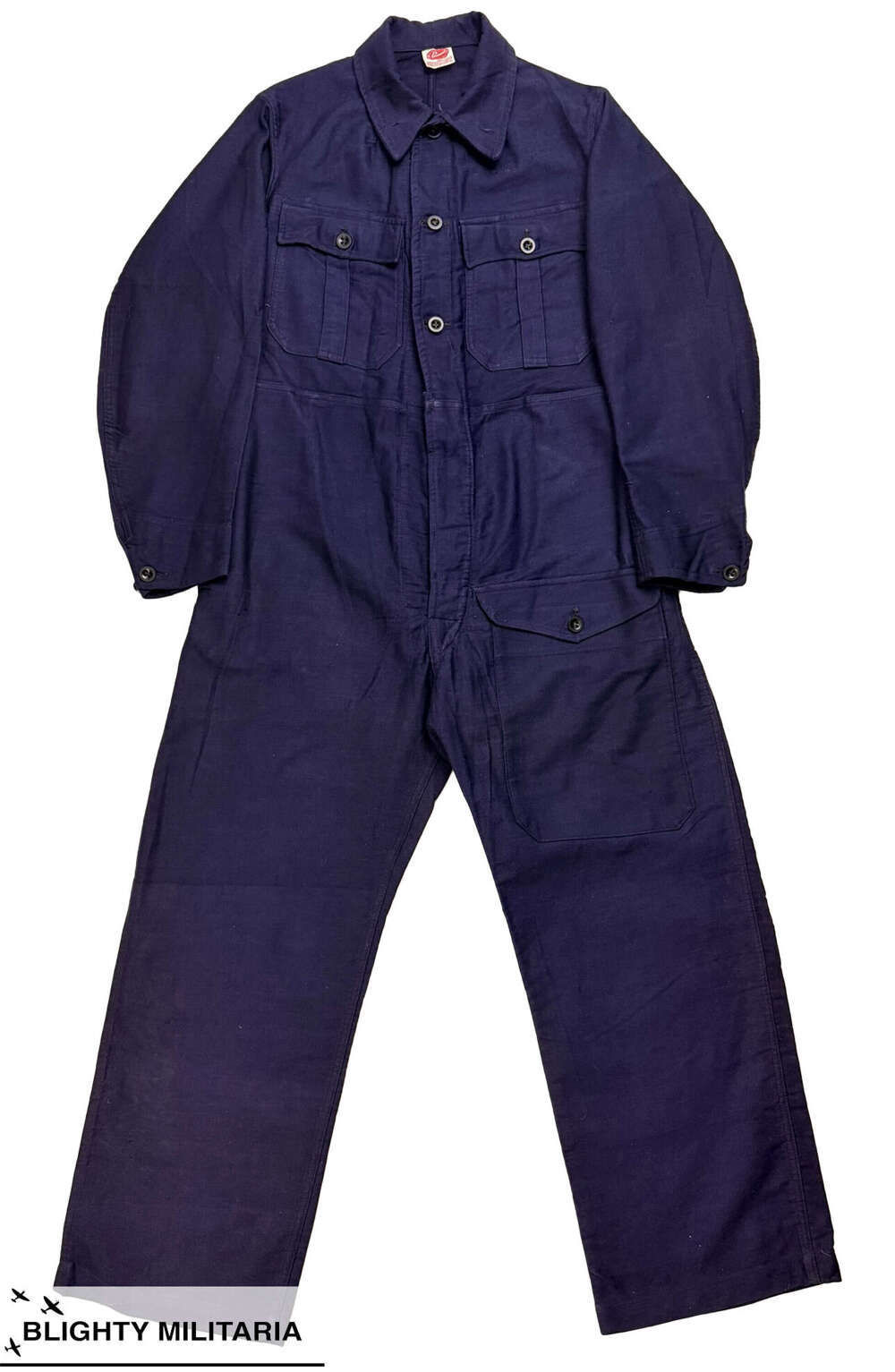 Scarce Original 1941 Dated ARP 41 Bluette Overalls - Size 1