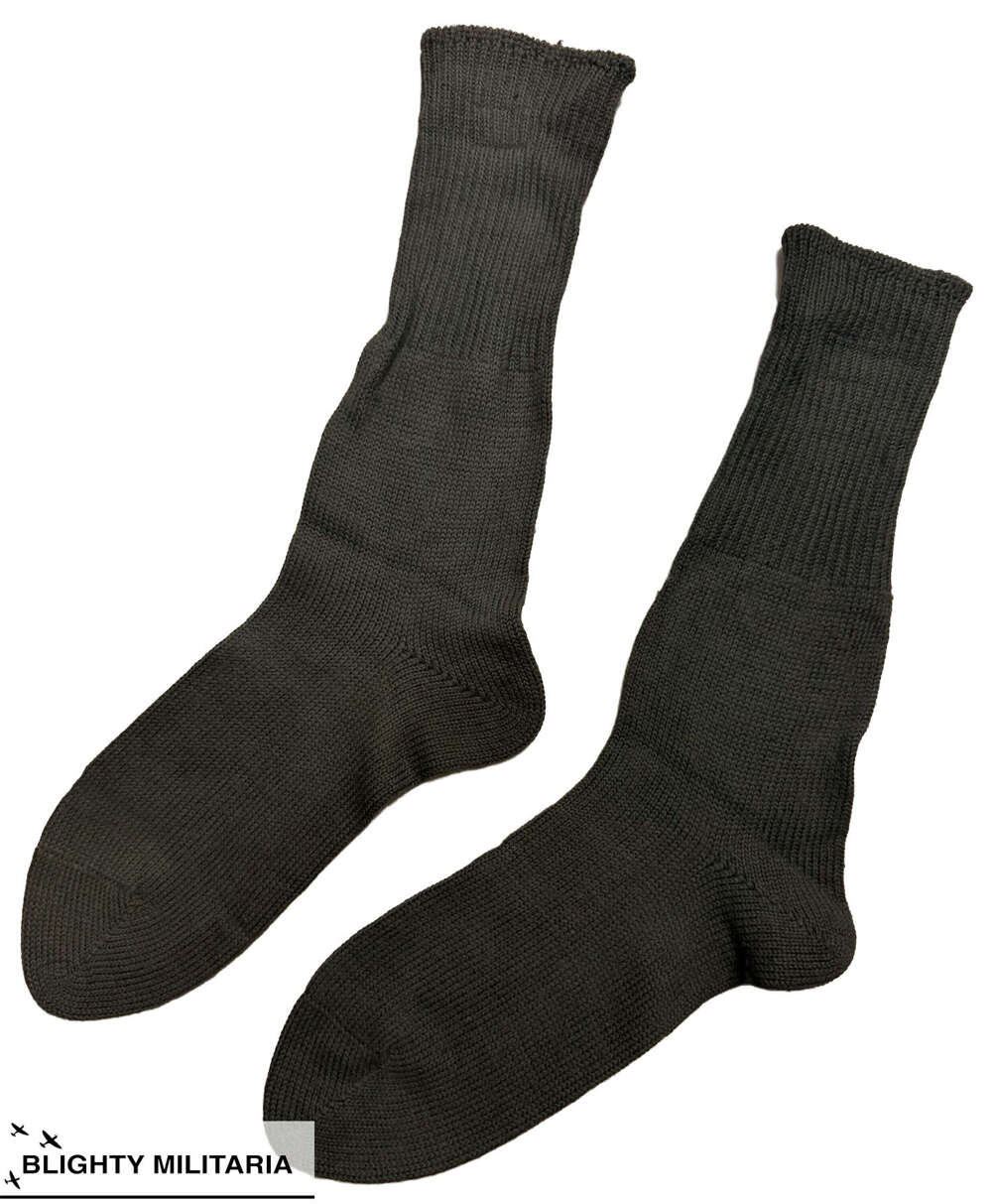 Original 1945 Dated 1944 Pattern Rot Proof Jungle Socks