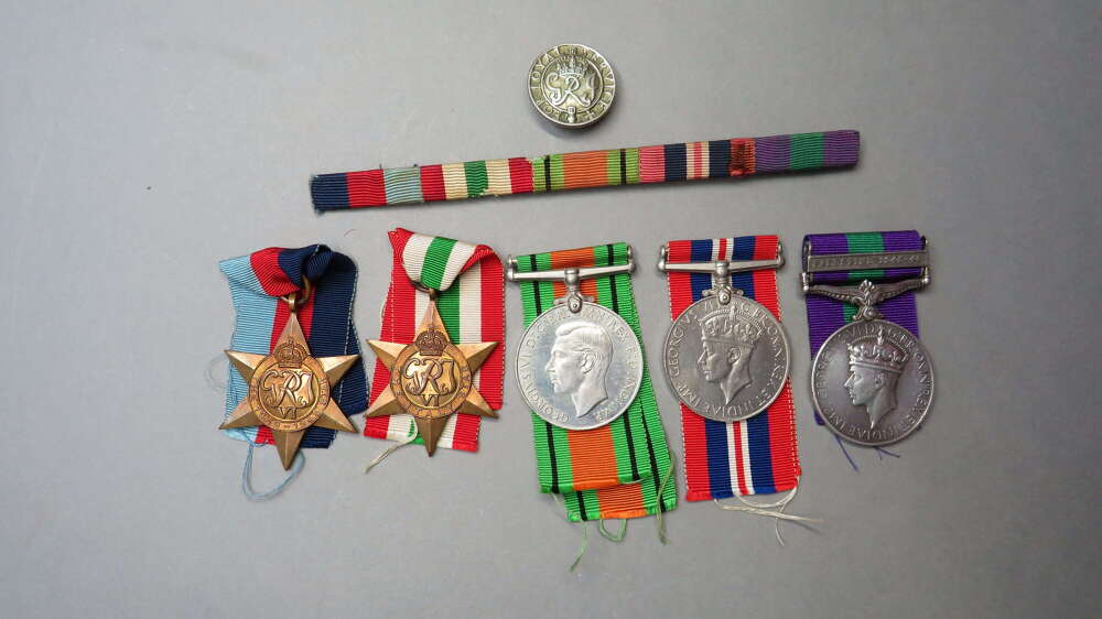 WWII & Post-War GSM Medal Group of Five &ndash; Coldstream Guards &ndash; Wounded - ATTER