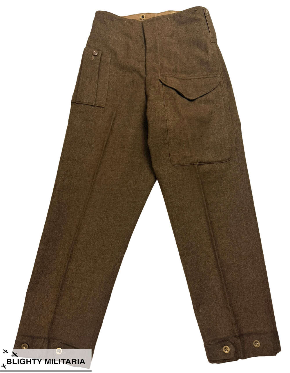 Original 1940 Dated 1940 Pattern Battledress Trousers - 30x30