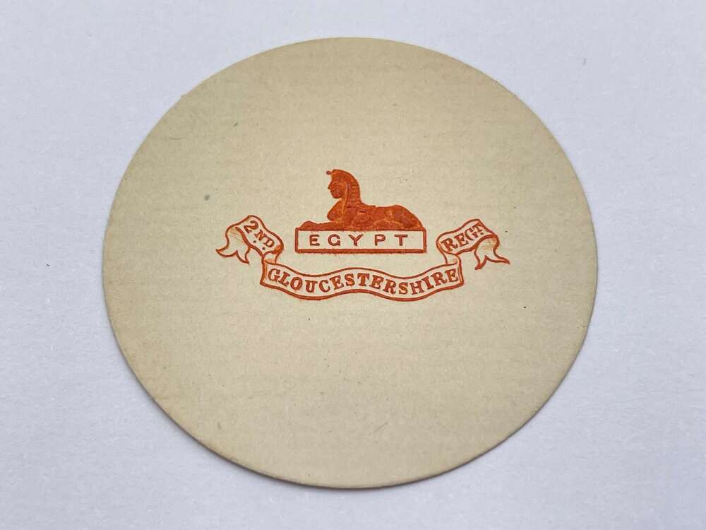 Pre WW1 2nd Gloucestershire Regiment Embossed Crest Letter Head