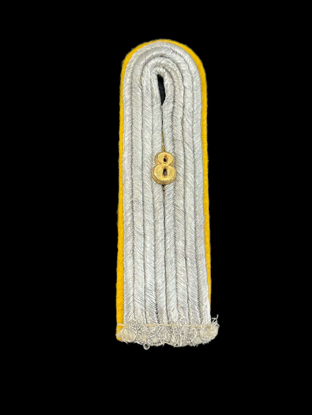 WW2 GERMAN SIGNAL 8TH REGIMENT SHOULDER BOARD