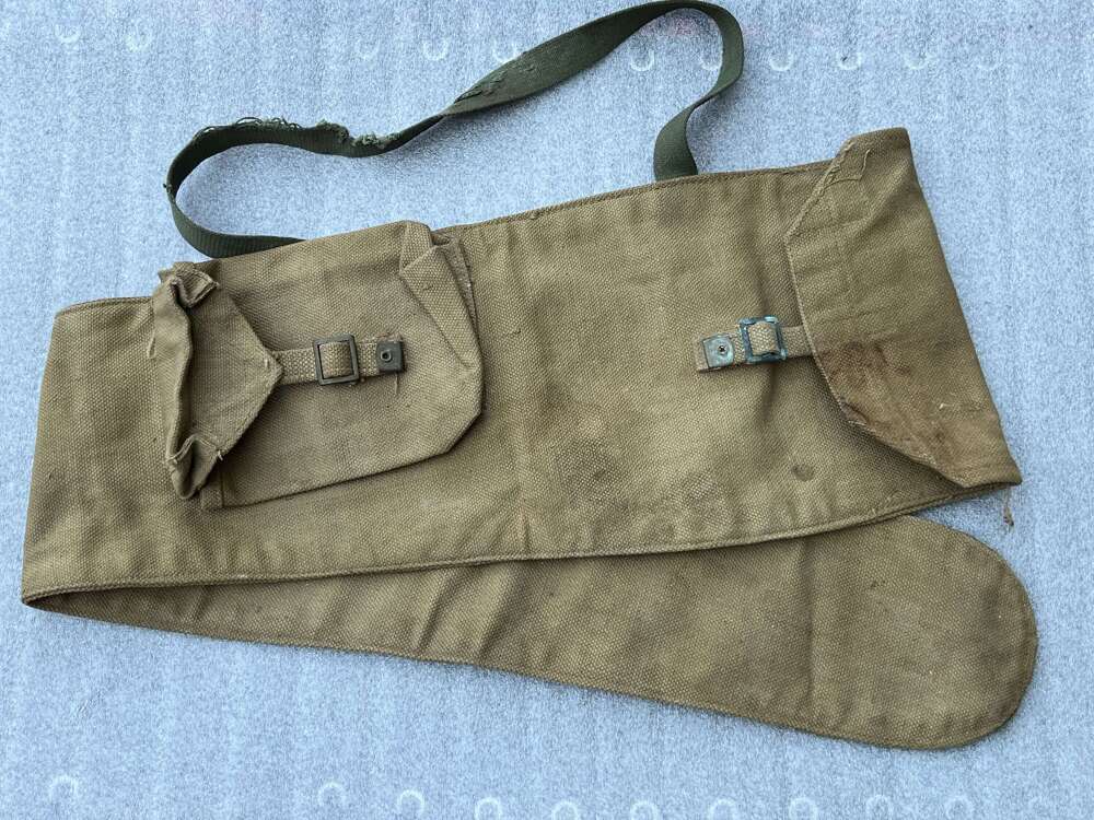 30) Excellent Original WW2 British Army Sniper Rifle Carry Bag. Rifle Slip J&AH Ltd 1942