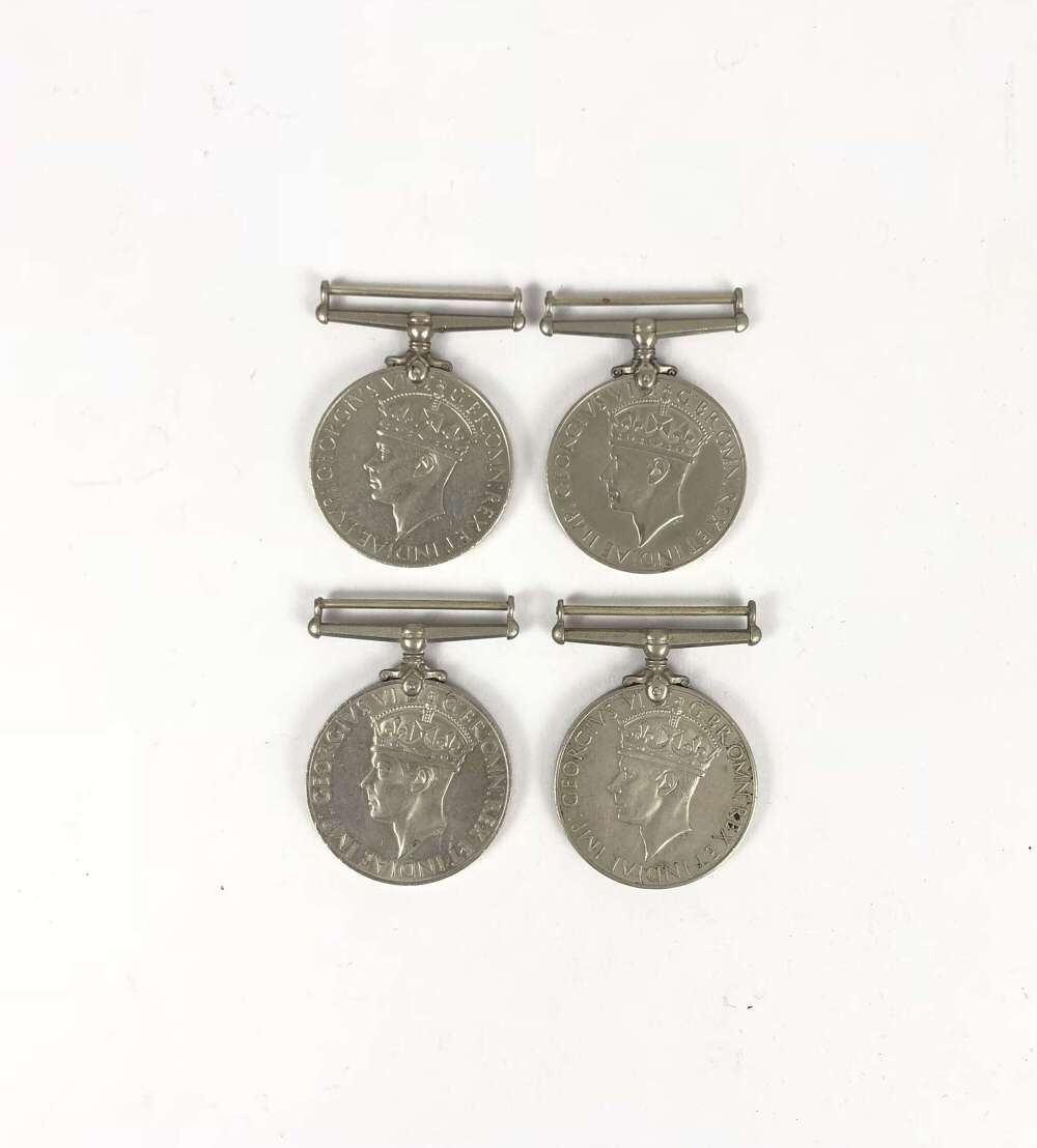 WW2 War Medals 4 Original Examples.