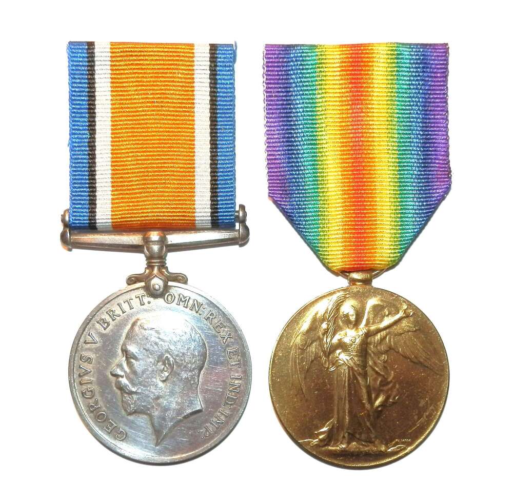 PAIR. Private Herbert Edwin Grant. 1st  Dorset Regiment.