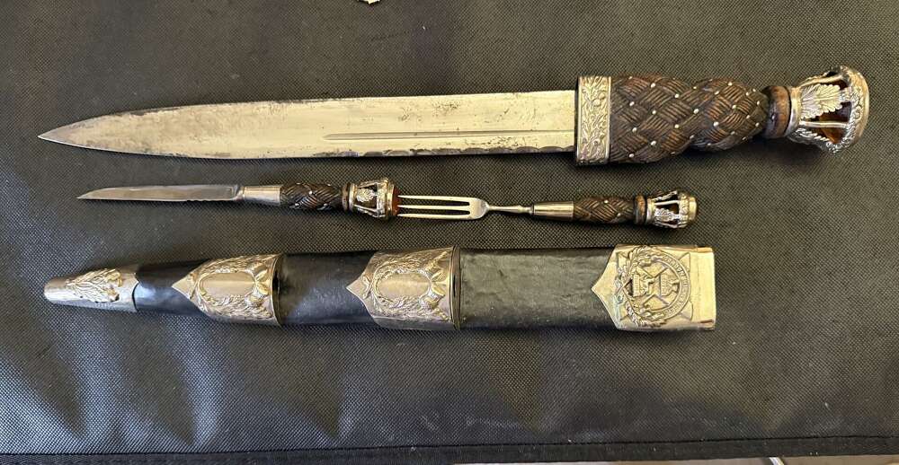 Gordon Highlanders Victorian / Edwardian Officers Dirk 