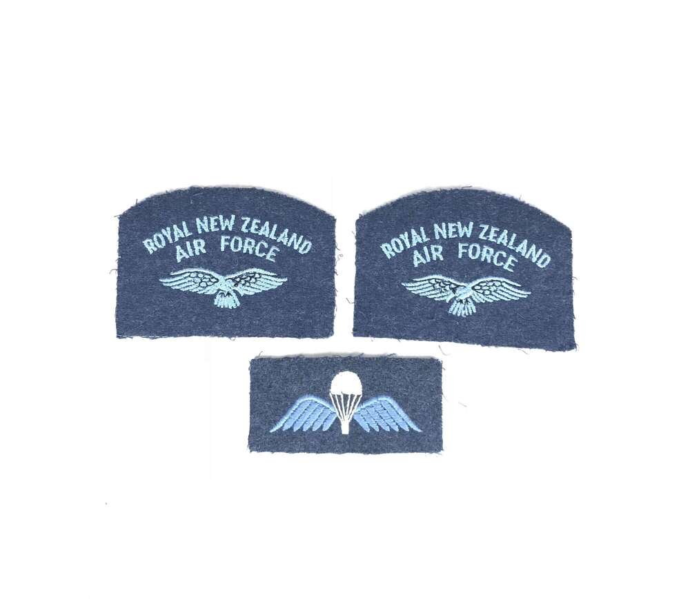 Royal New Zealand Air Force Cold War Period Shoulder Badges.