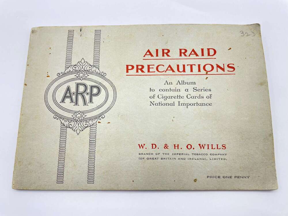WW2 British Air Raid Precautions ARP Complete Cigarette Card Album