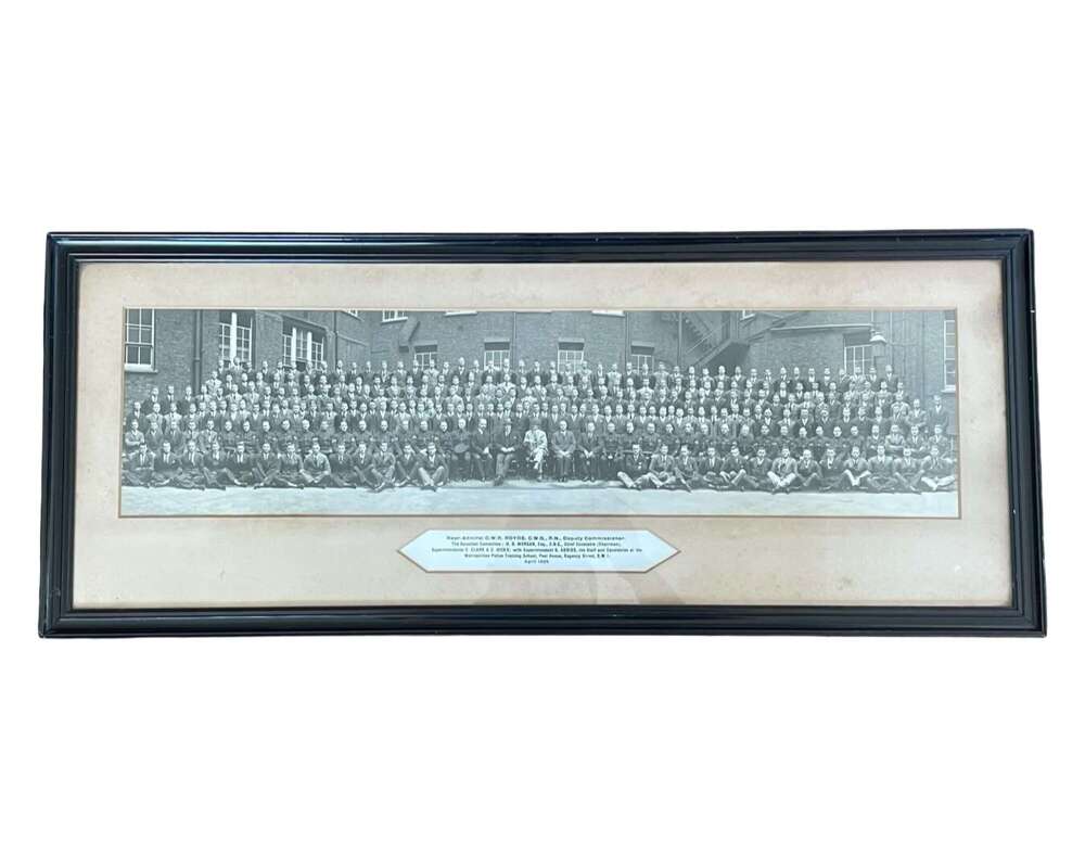 Pre WW2 Metropolitan Police Training School 1929 Photograph Vice-Admiral Royds