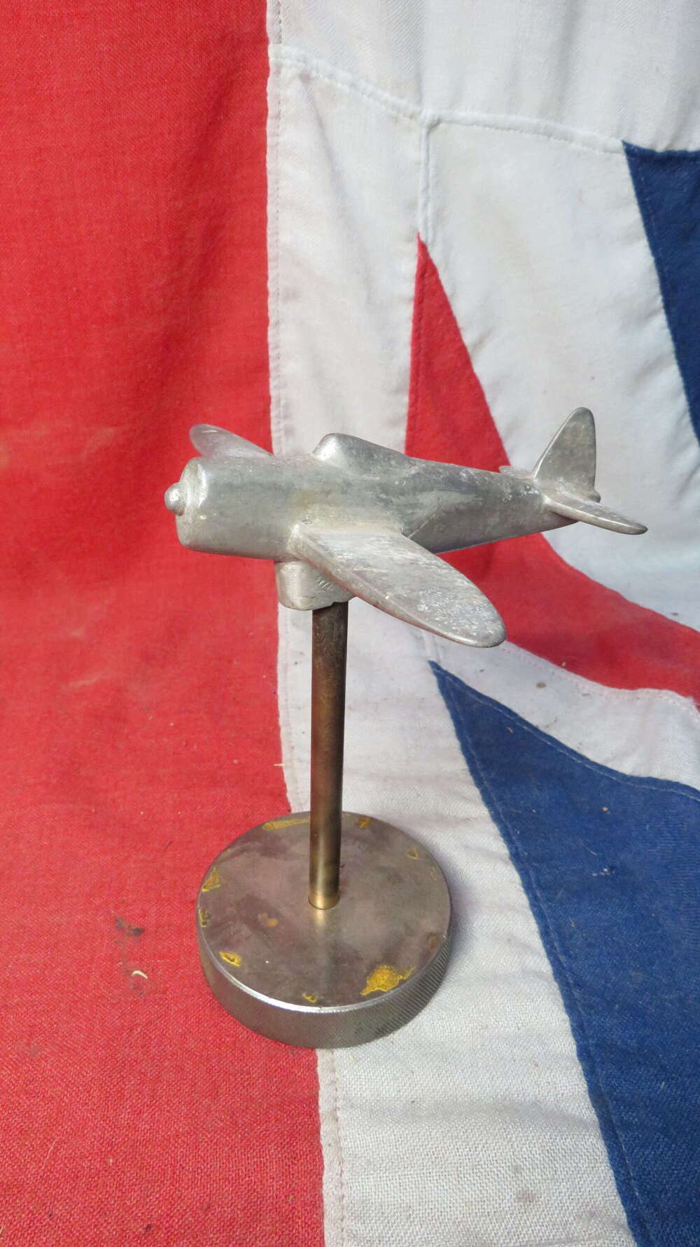 WWII P47 Thunderbolt Aircraft Display Model Apprentice / Trench Art