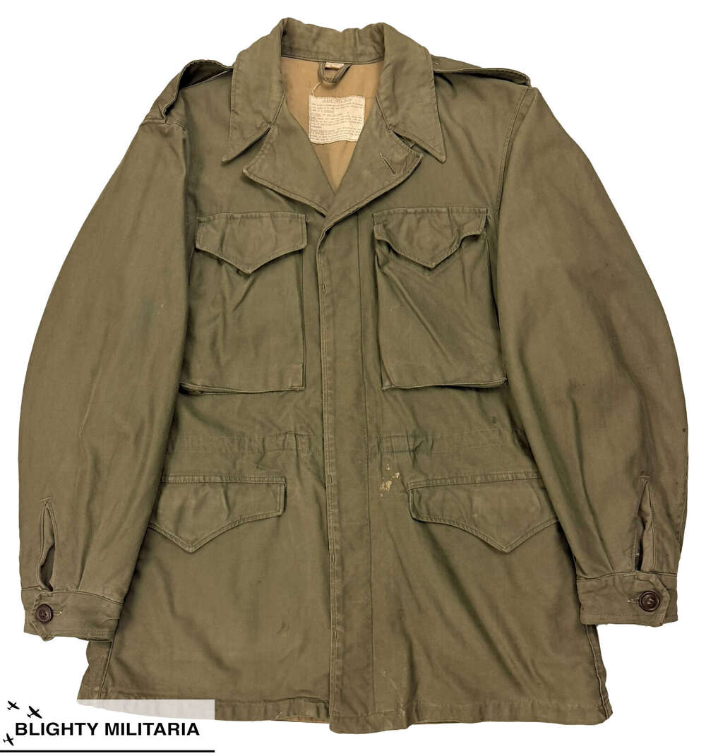 Original WW2 US Army M43 Combat Jacket - Size 34L (38)
