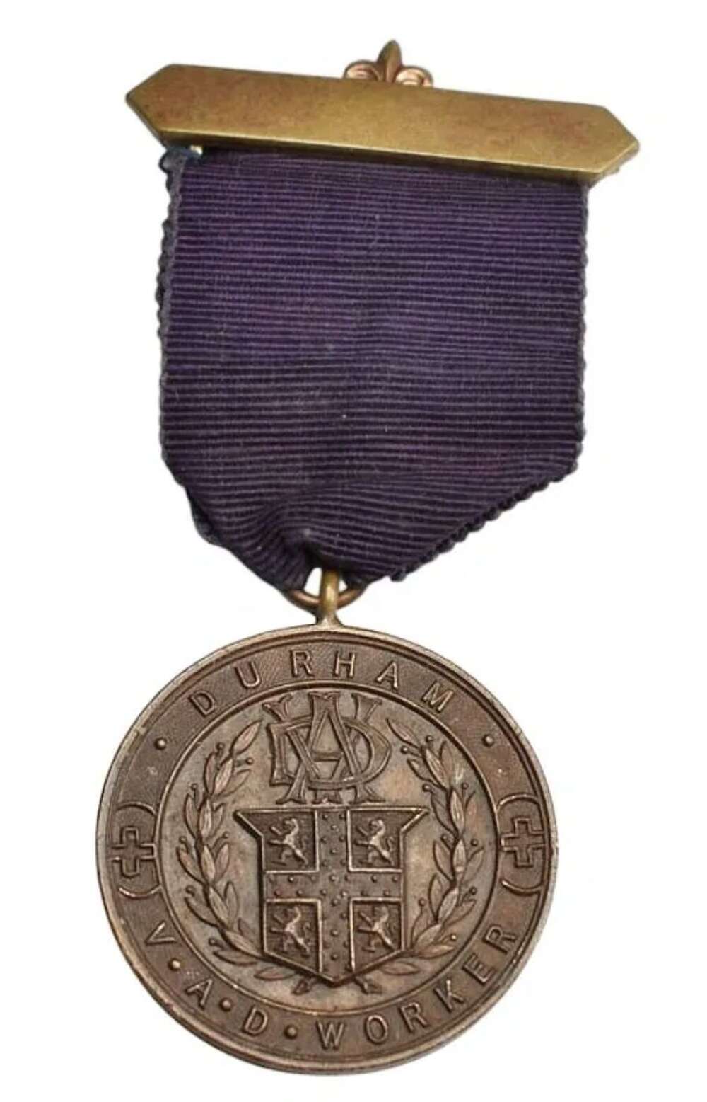 World War One Durham VAD Voluntary Aid Worker 1914-1919 Tribute Award Medal
