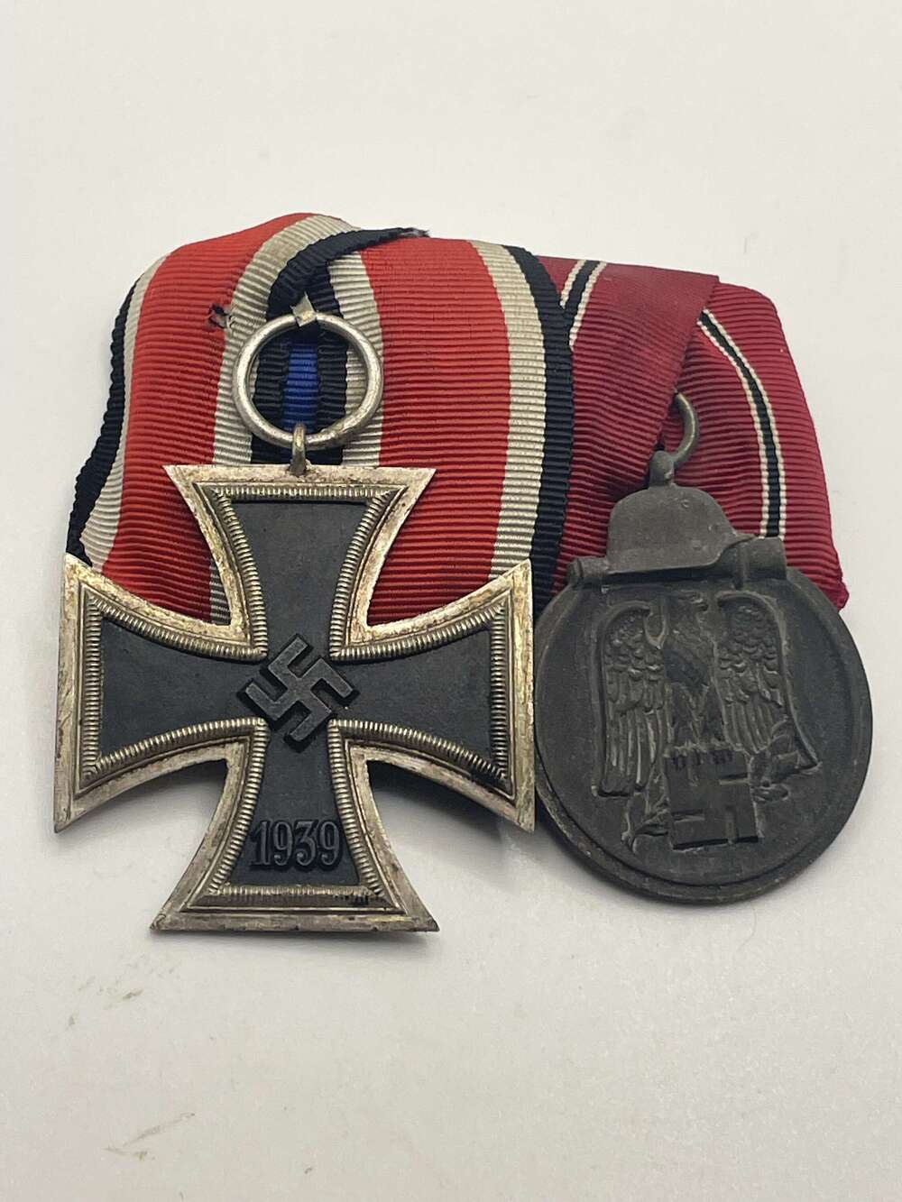 WW2 German Iron Cross & Russian Front Medals