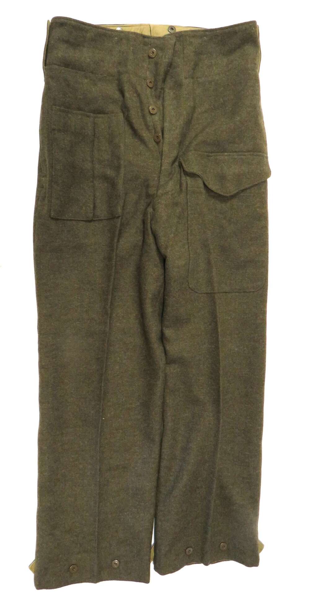 1940 Pattern Commonwealth Made Battledress Trousers . Good Size