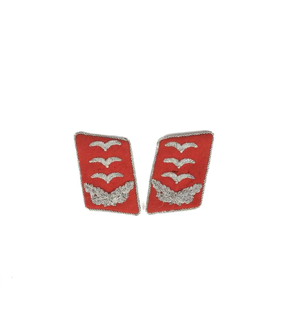 WW2 Luftwaffe Anti Aircraft&nbsp; Flack Artillery Officer's Collar Badges