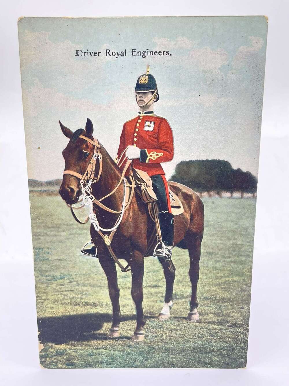 Pre WW1 British Army &ldquo;Driver Royal Engineers&rdquo; Regimental Illustrated Postcard