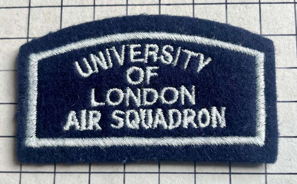 University of London Air Squadron Cloth Patch Badge RAF