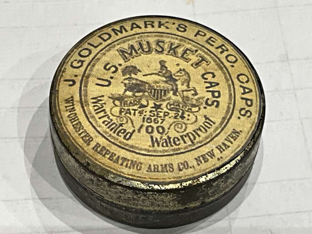 US MUSKET CAPS TIN