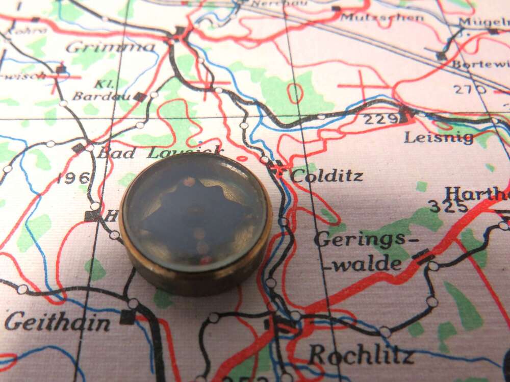 WW2 Pattern Star Spinner Escape Compass . Major Instone Collection