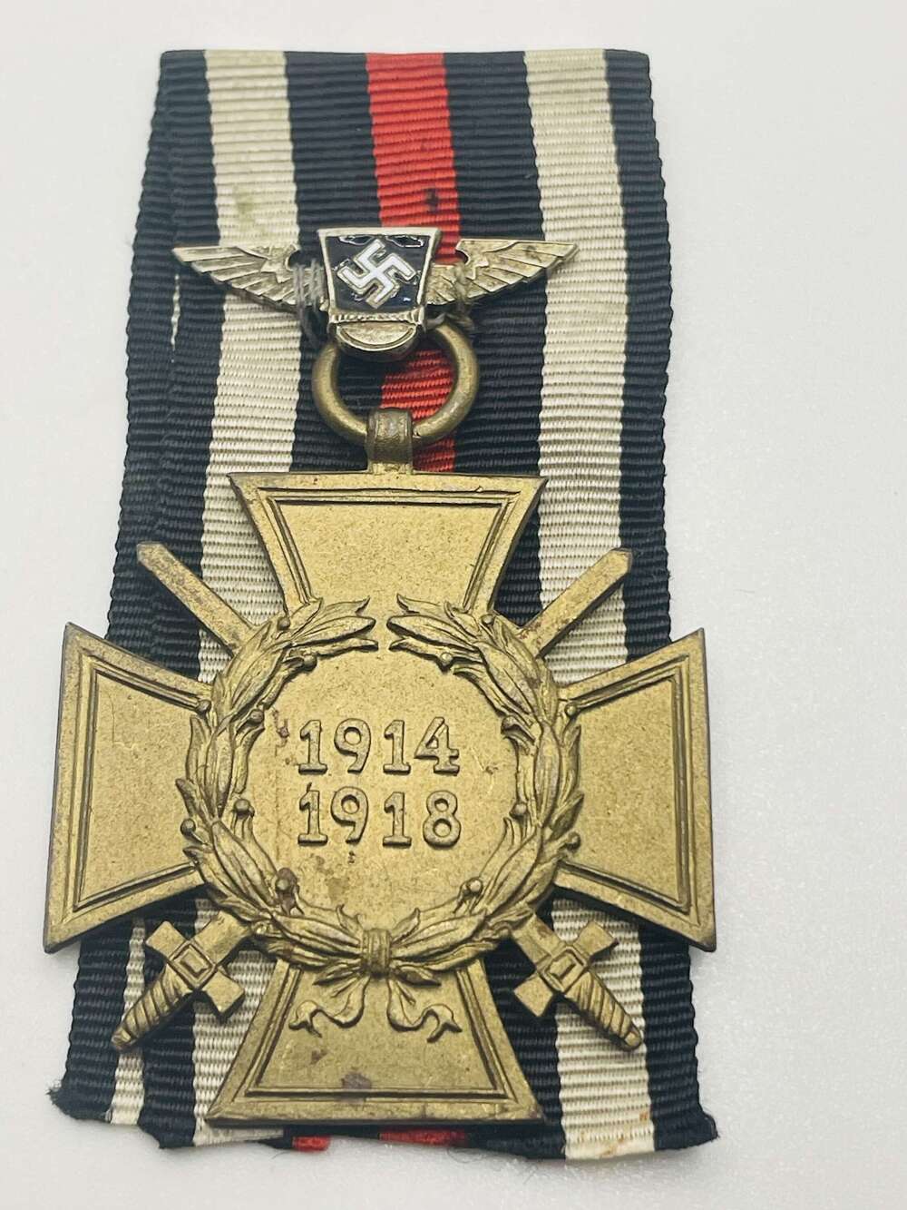 WW1 Honour Cross & WW2 Badge Attachment