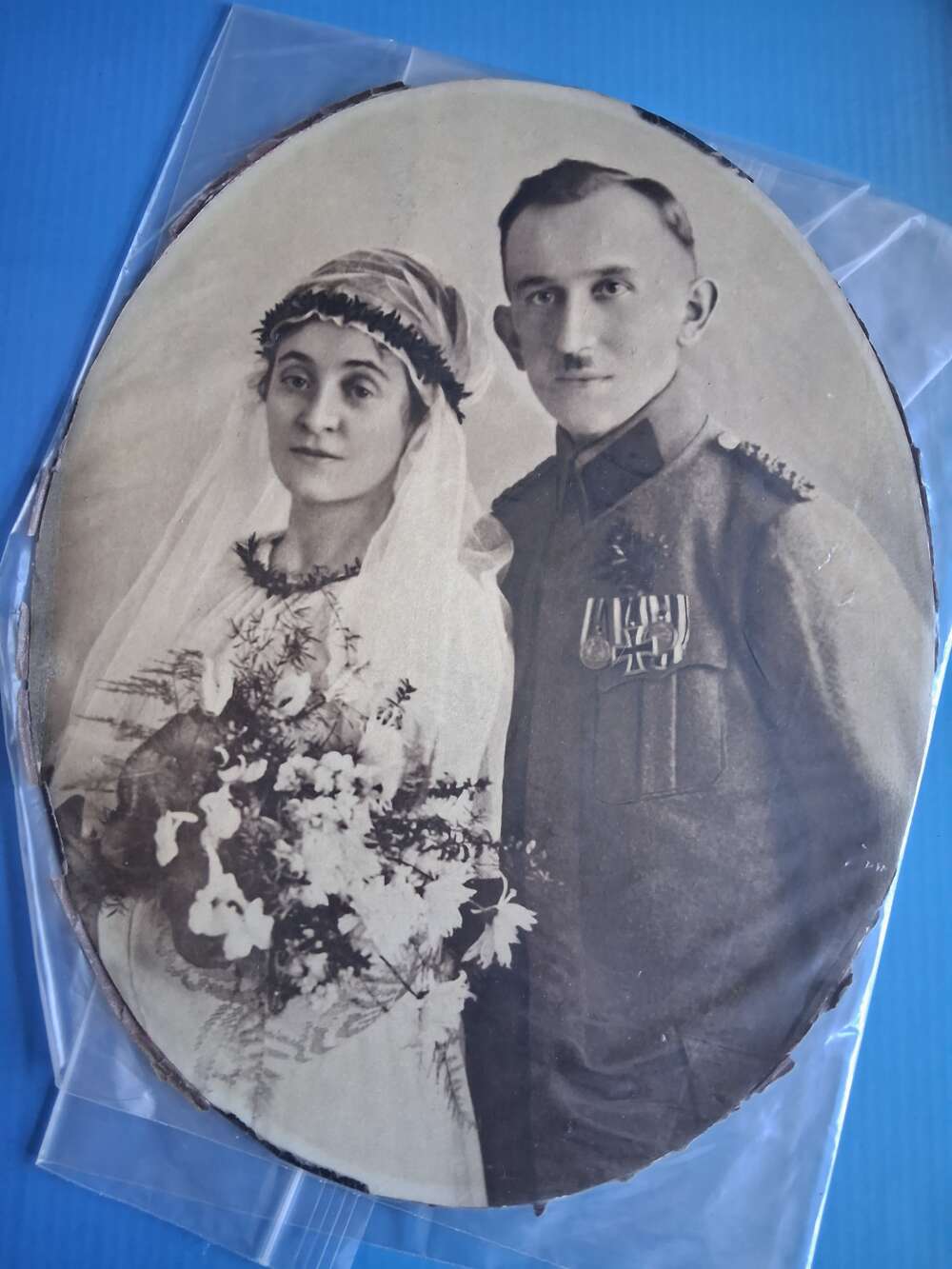 WW1 portrait of wedding