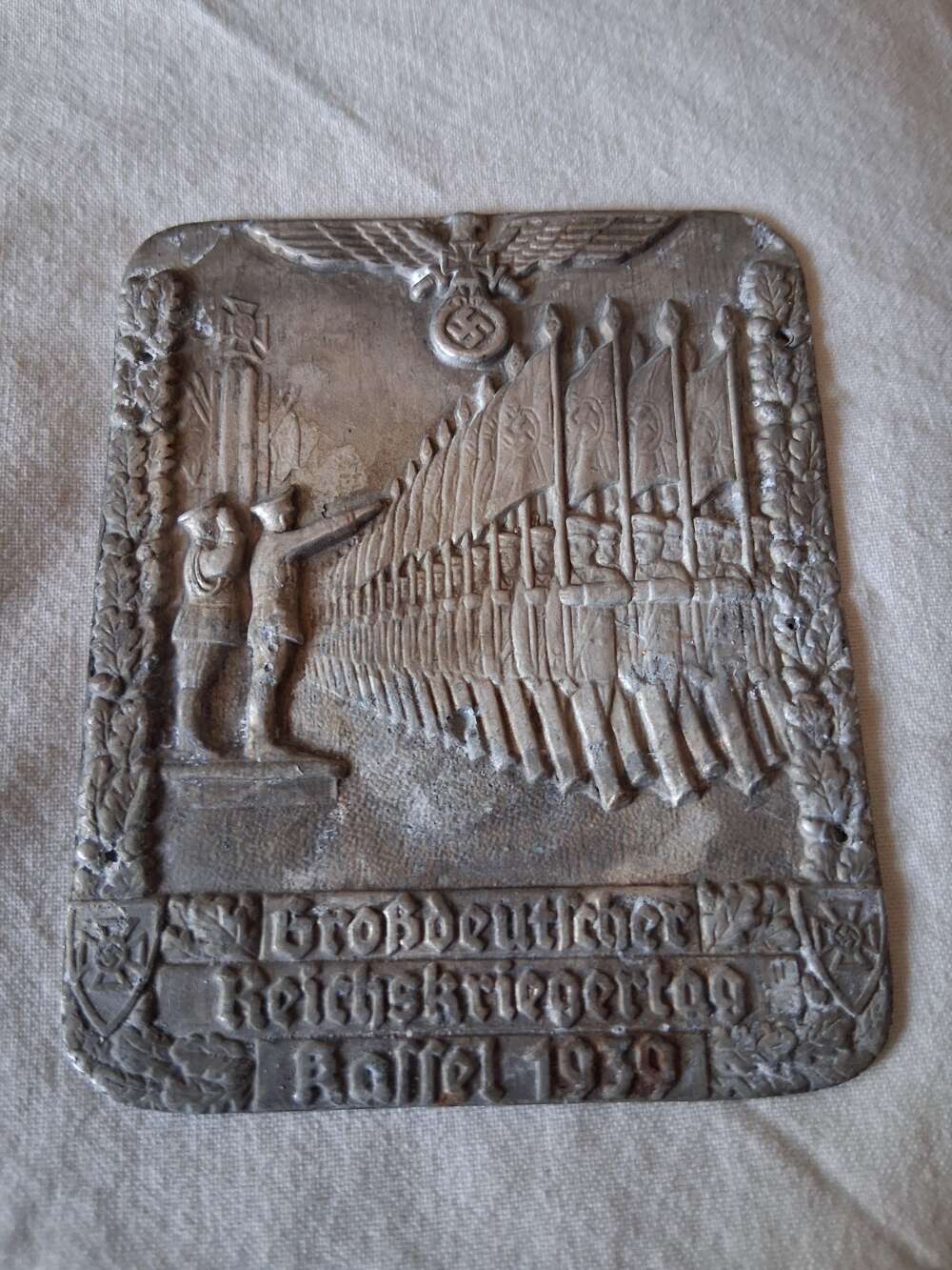 WW2 third Reich door plaque