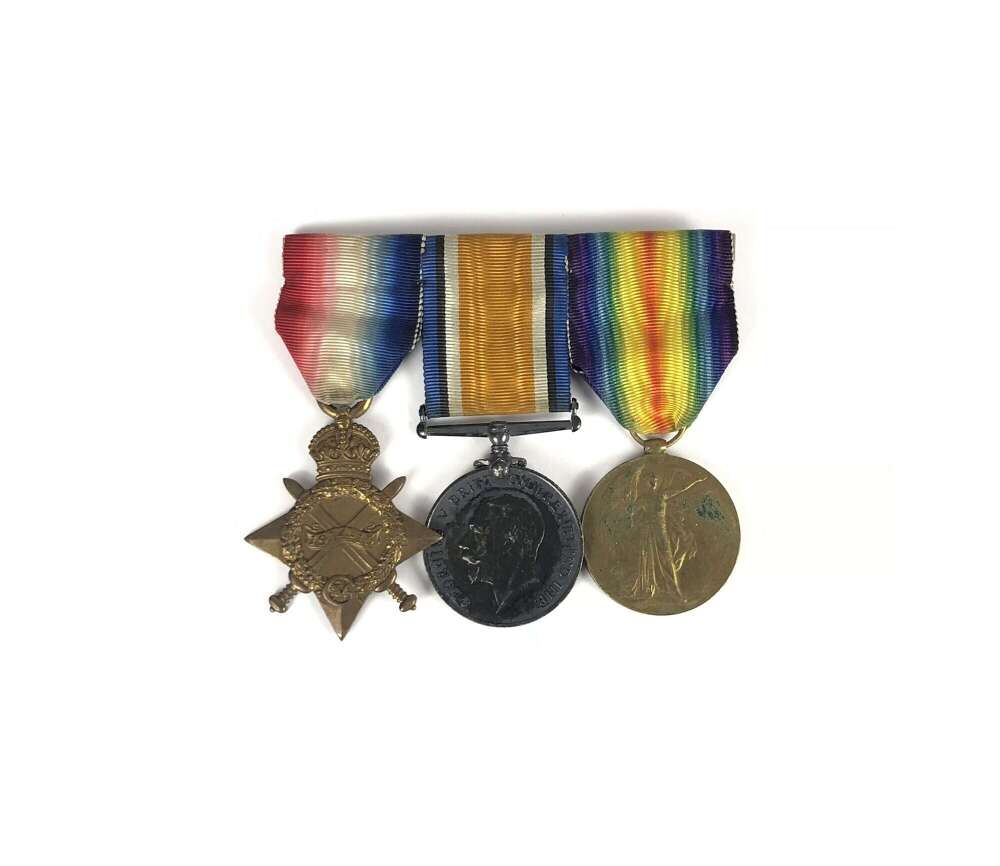 WW1 2nd Life Guards / Guards Machine Gun Regiment Group of Three Medals.