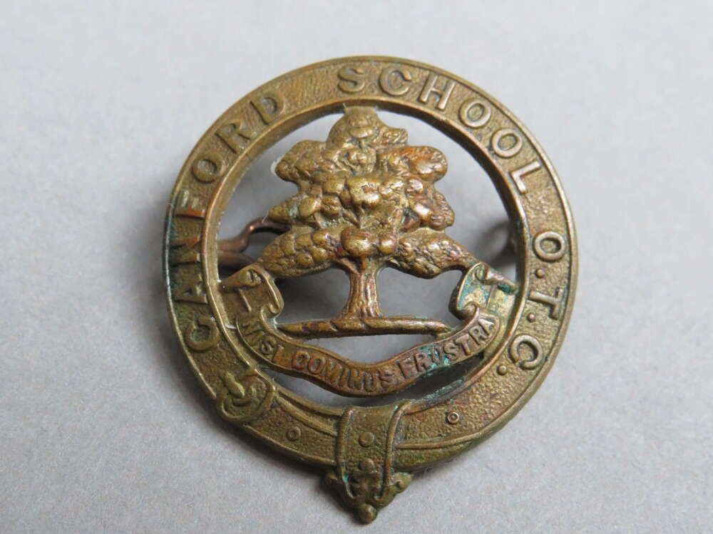 Genuine Canford School Officer Training Corps OTC Cap Badge