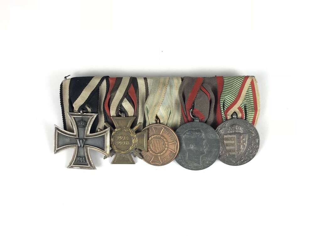 WW1 Imperial German Austro-Hungarian Medal Group of 8