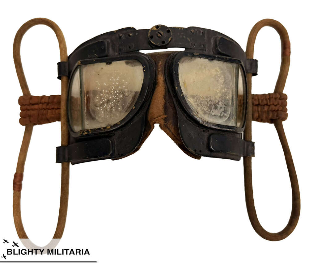Original WW2 RAF MK IVB Flying Goggles - Attributed Edwardes-Jones 213 / 17 SQDN