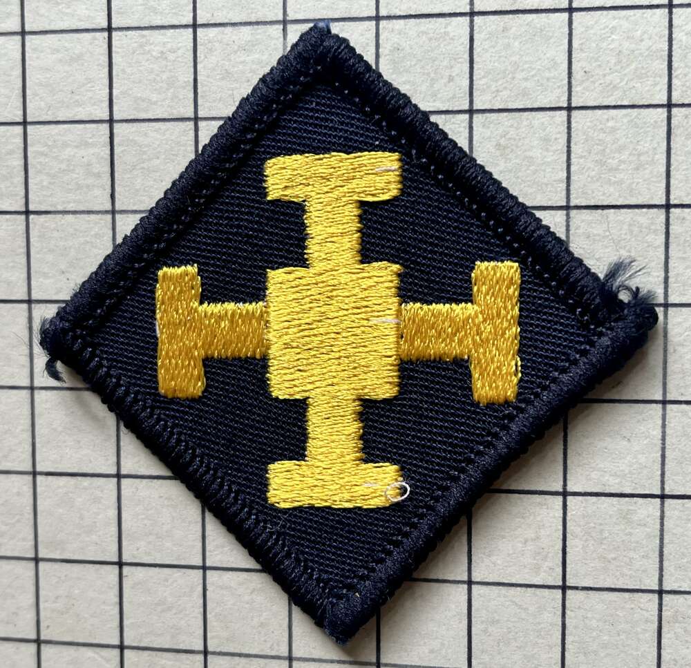 c1999-2007 West Midlands Regiment British Army Tactical Recognition Flash (TRF) Badge Patc