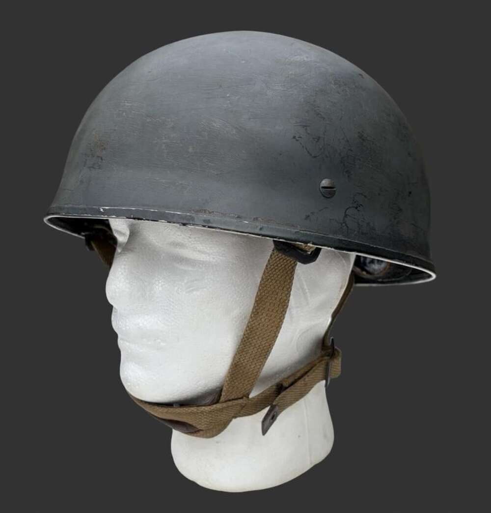 British Army Paratrooper Helmet BMB 1944 With Liner & Chinstrap