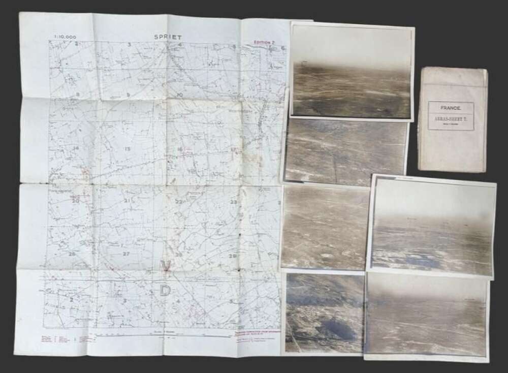 Maps & Aerial Reconnaissance Battle of Vimy Ridge 1917