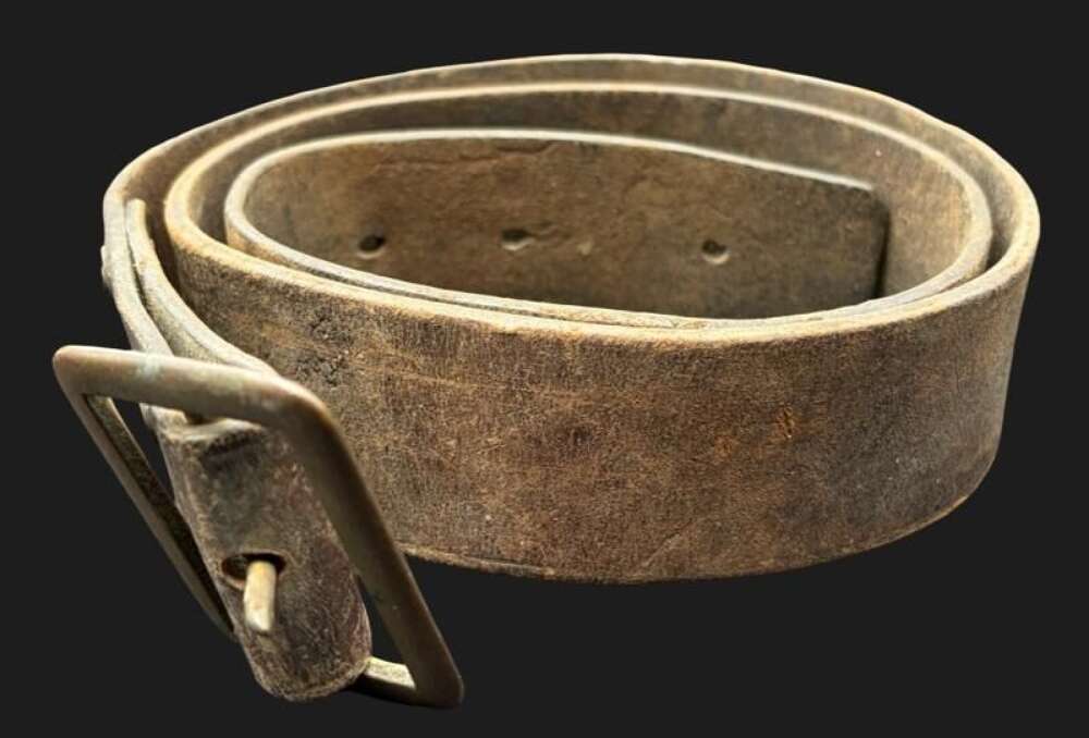 WW1 1915 Dated 1903 Pattern Brown Leather Belt 105cm