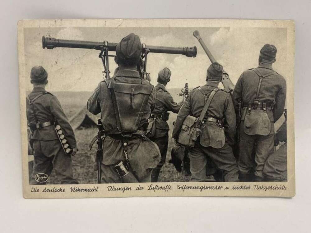 Luftwaffe Flak Propaganda Postcard